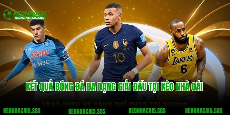 Kết Quả Bóng Đá 3 Kết quả bóng đá đa dạng giải đấu tại Kèo nhà cái
